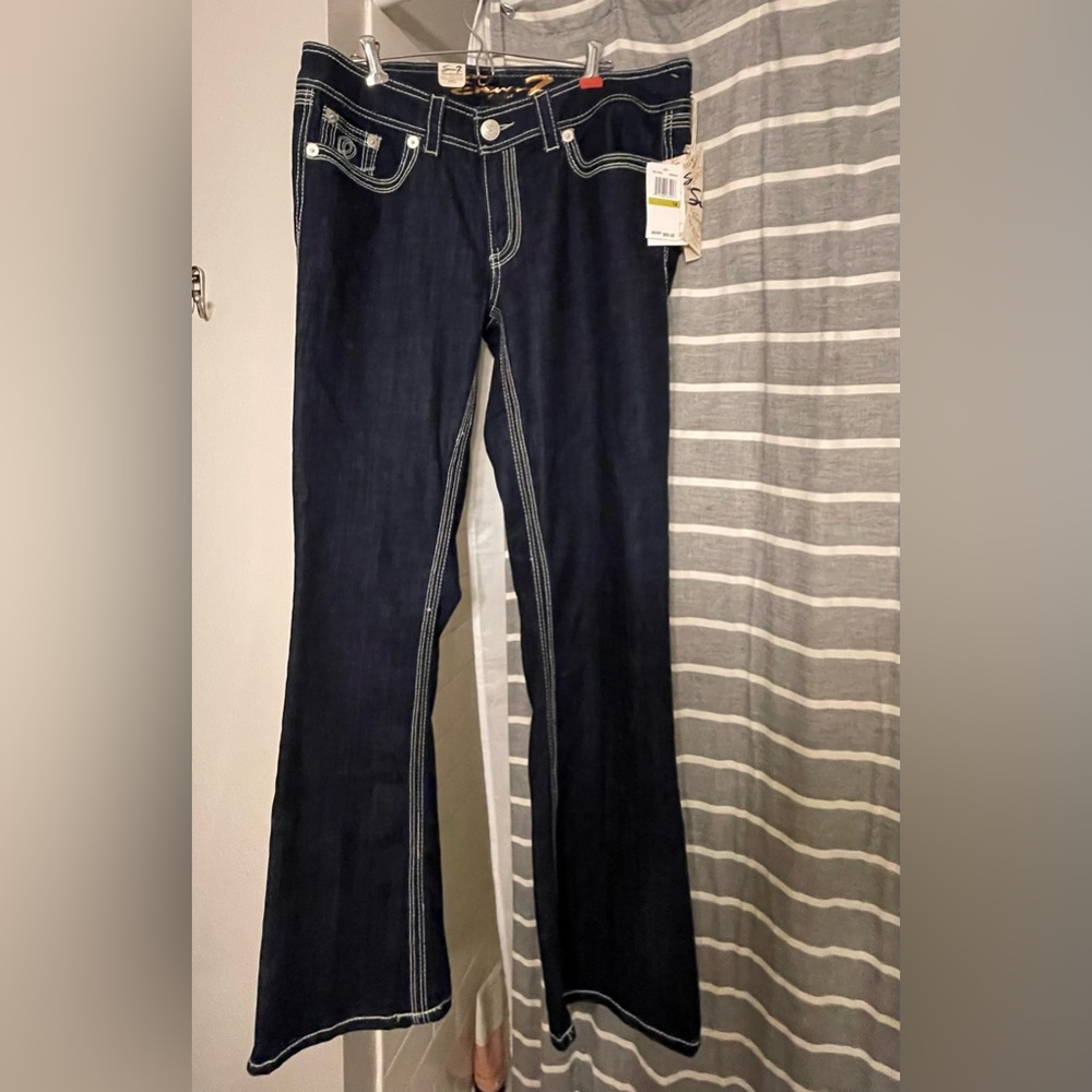 Seven 7 Premium Brand Bootcut Jeans size 14 NWT